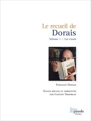 cover image of Recueil de Dorais, Volume 1